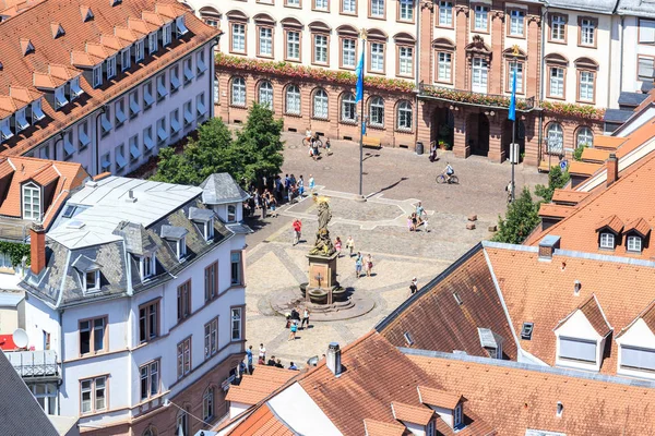 Heidelberg from above - University Square, — Stock Photo, Image