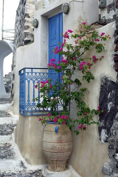 Fira (Santorini) ostrov, Řecko. — Stock fotografie