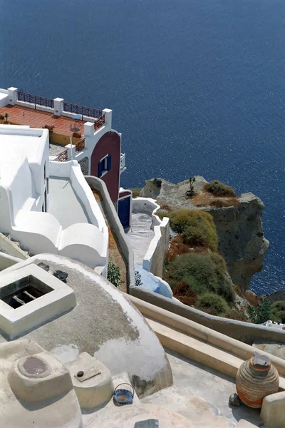 Fira (Santorini) Island, Greece. — Stock Photo, Image