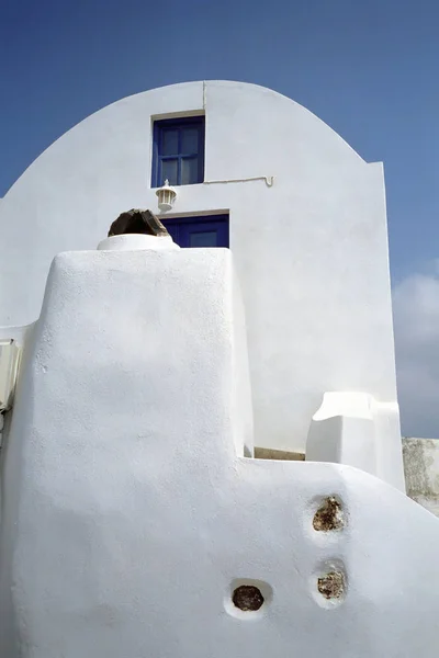 Fira (Santorini) Island, Yunanistan. — Stok fotoğraf