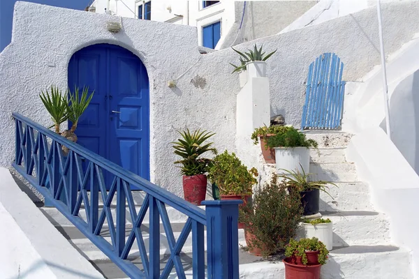 Fira (Santorini) Island, Grekland. — Stockfoto