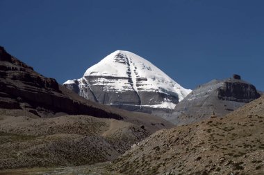 South Face of Mount Kailash. clipart
