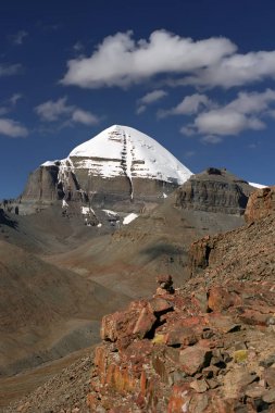 Kutsal Mount Kailash Güney yüzü.
