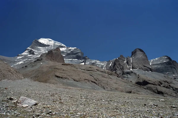 Die Westseite des heiligen Berges Kailash. — Stockfoto