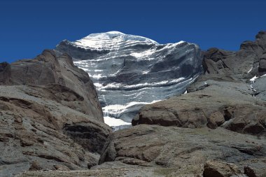 Kutsal Mount Kailash Batı yüzü.