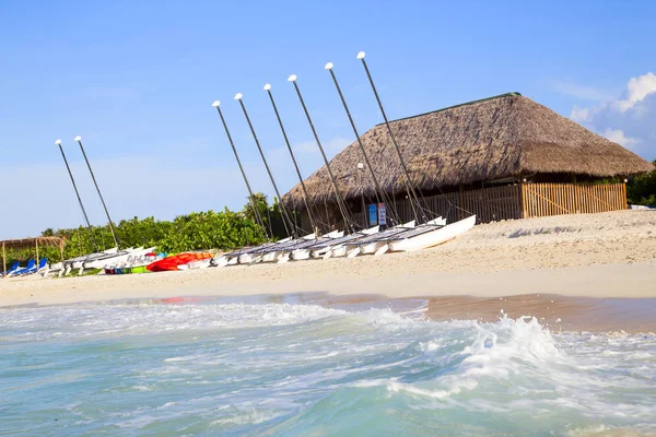 Catamarãs Prazer Praia Santa Maria Cuba Horizontally Vertically — Fotografia de Stock