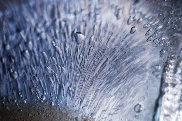 Burbujas Aire Subacuáticas Están Fluyendo Resplandor Brilla Agua Mar Acuario —  Fotos de Stock