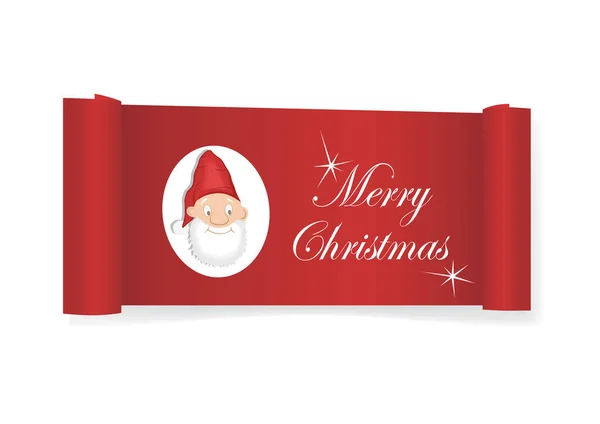 Christmas card, banner, illustration. — Stock Vector