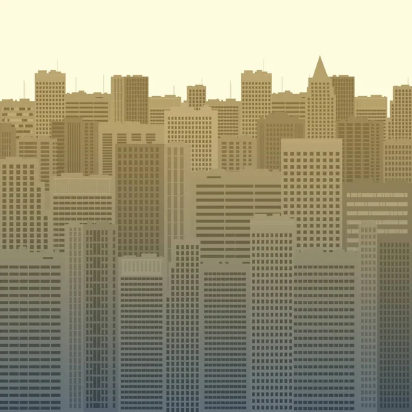 Ilustrace z budovy města. — Stockový vektor