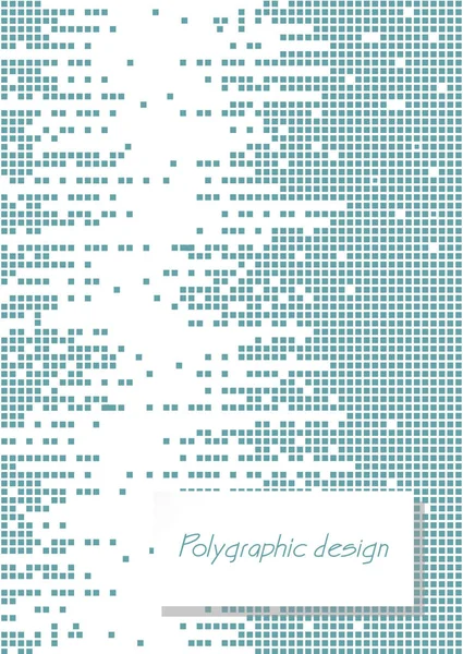 Modello, volantino, foglio di design di stampa . — Vettoriale Stock