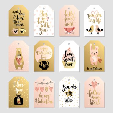 Sevgililer günü Callygraphic çelenk - elle çizilmiş