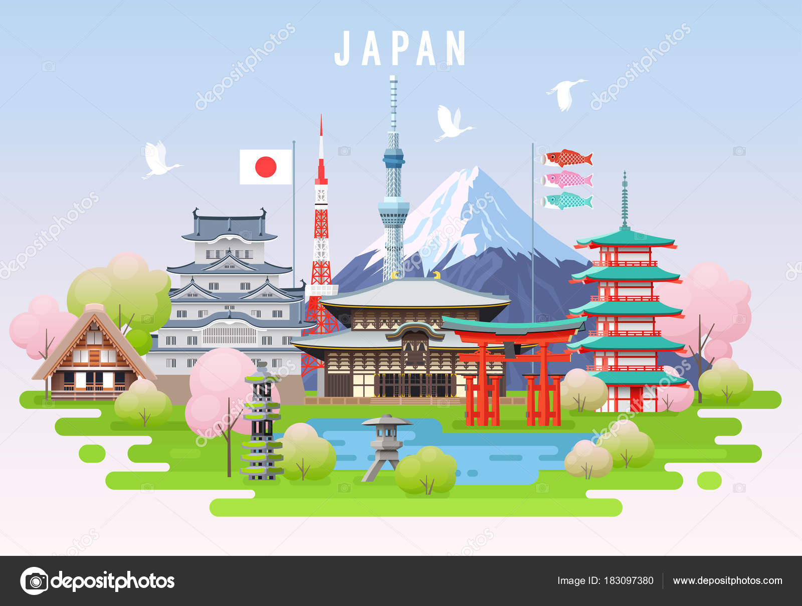 東京スカイツリーストックベクター ロイヤリティフリー東京スカイツリーイラスト Depositphotos