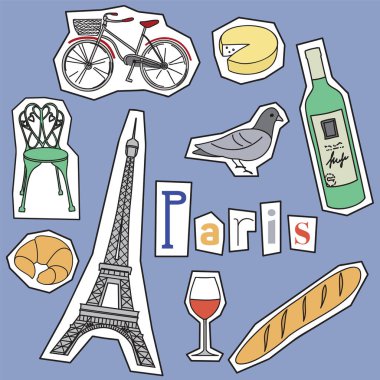 Paris yerler ve simgeler kümesi