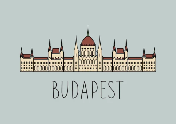 Budapeşte Parlamentosu kroki 