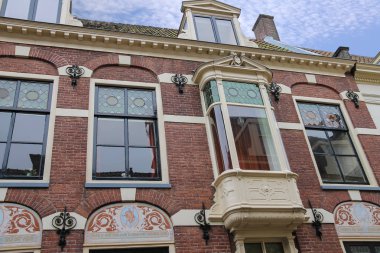 Utrecht, Hollanda tarihi merkezinde eski bina