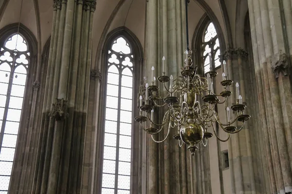 Podrobnosti o Interiér katedrály v Utrechtu, — Stock fotografie