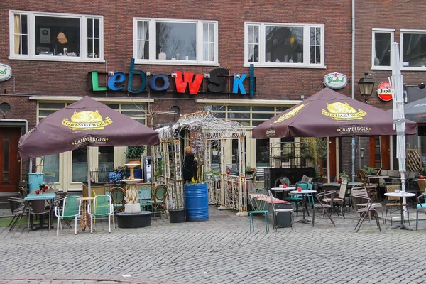 在荷兰乌得勒支大咖啡馆斯基 — 图库照片