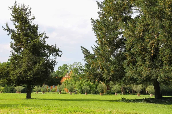 Barock palats och park i Villa Sorra. Castelfranco Emilia, Mod — Stockfoto