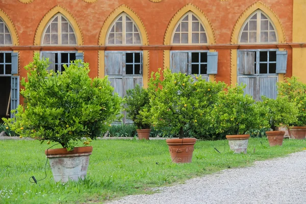 Palacio barroco y parque de Villa Sorra . — Foto de Stock