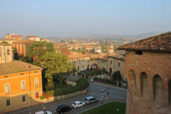 Historické centrum města Vignola, Itálie. Pohled shora — Stock fotografie