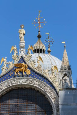 San Marco Bazilikası Venedik, İtalya'nın üst kısmı