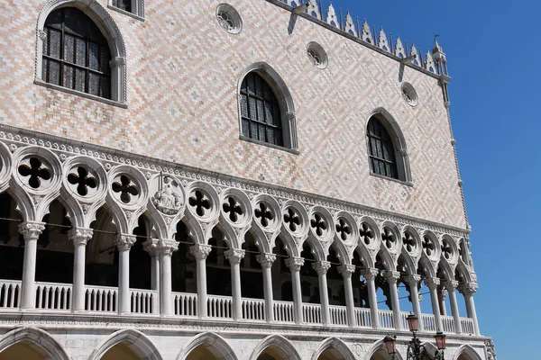 Cephe ünlü Doge Sarayı Venedik, İtalya