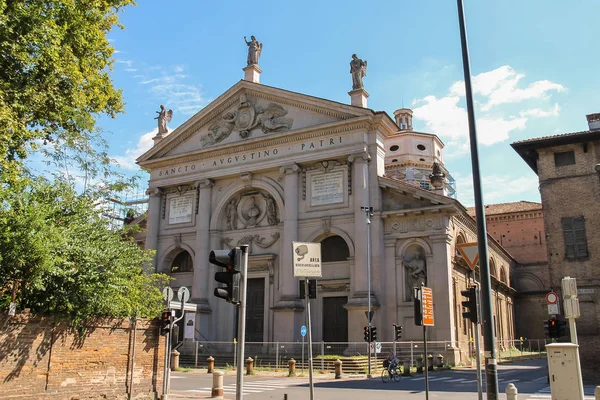 Basílica de Santo Agostino em Piacenza, Itália — Fotografia de Stock