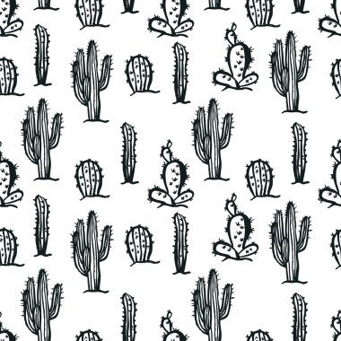 Kaktüs sorunsuz arka plan