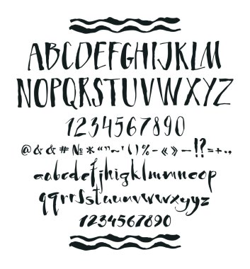 El yazısı hat alfabe seti