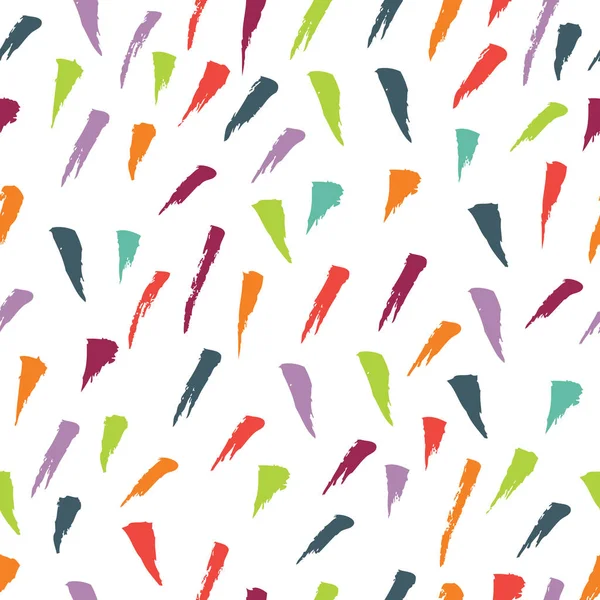 Patrón abstracto con pinceladas Fondo colorido — Vector de stock