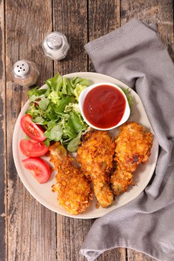 kızarmış tavuk drumsticks