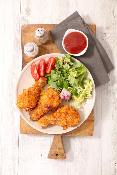 Fried chicken legs — Stock Photo, Image