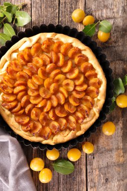 erikli kek ahşap tablo