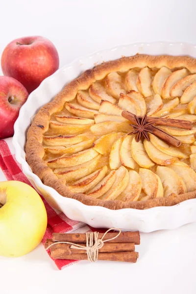 Baked apple pie — Stock Photo, Image