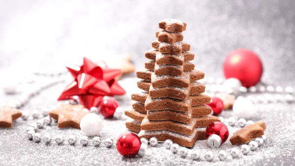 Kerst peperkoek koekjes — Stockfoto