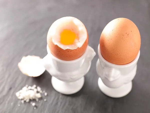 Breakfast of boiled eggs — Stock Photo, Image