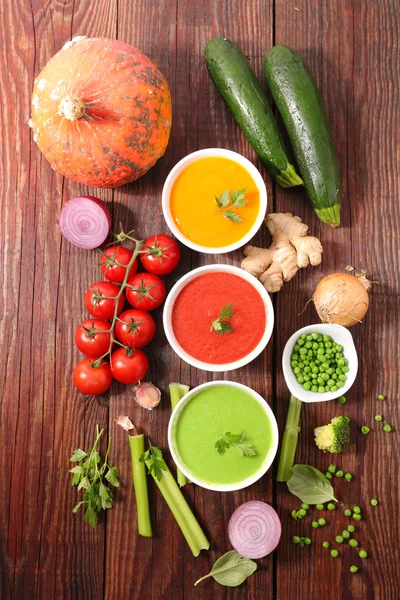Sopa vegetal sana —  Fotos de Stock