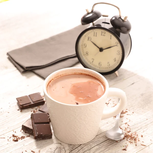 Leche caliente con chocolate — Foto de Stock