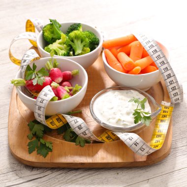 Gökkuşağı vejetaryen salata