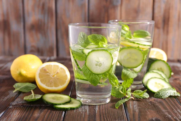 Lemon drink detox — Stock Photo, Image