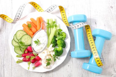 Gökkuşağı vejetaryen salata