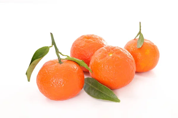 Clementine och blad — Stockfoto