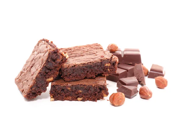 Brownie al cioccolato fondente — Foto Stock