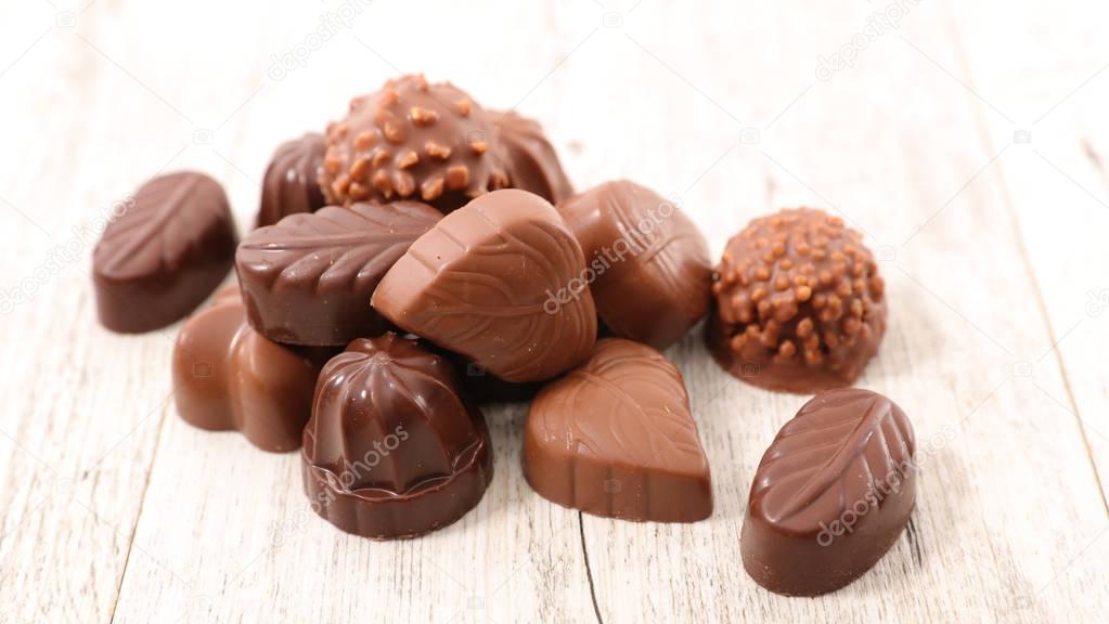 assortment chocolate candies