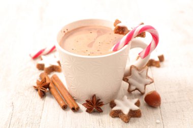 Noel için sıcak çikolata