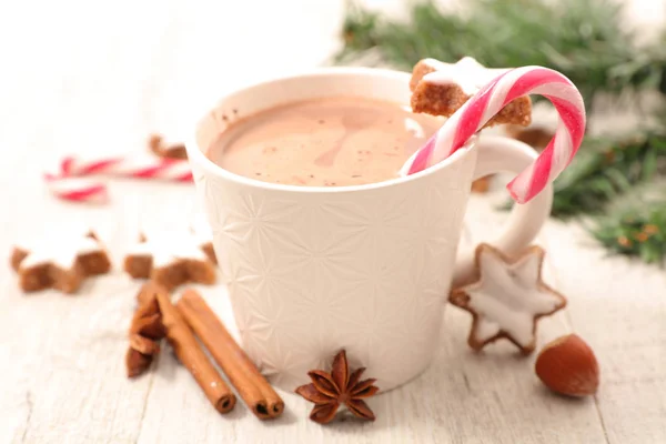 Hot chocolate for christmas — Stock Photo, Image