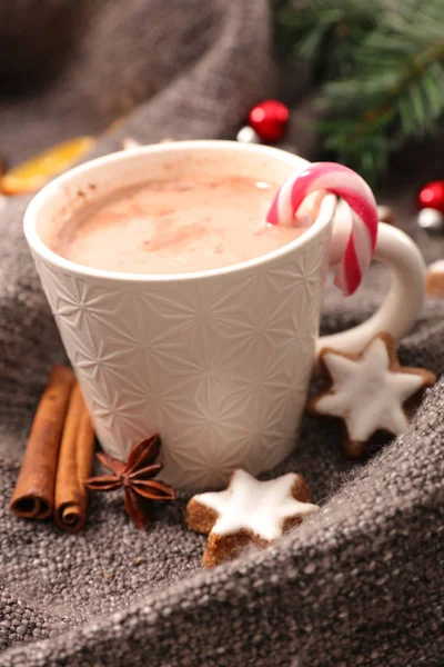 Горячий шоколад на Рождество — стоковое фото