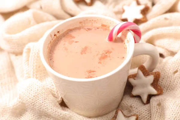 Varm choklad till jul — Stockfoto
