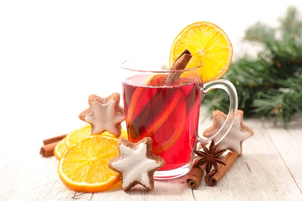 Bebida de Natal inverno — Fotografia de Stock