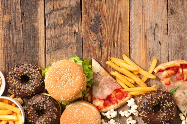 Junk food variado Imagens De Bancos De Imagens Sem Royalties